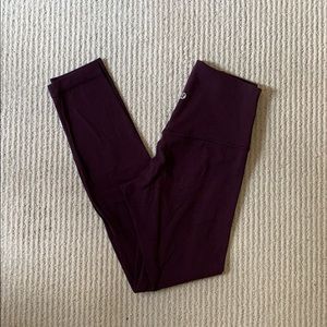 Lululemon Maroon Align Leggings Size 4